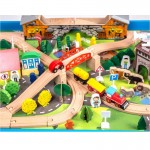 Set trenulete cu masuta si accesorii - Oraselul Sodor - 108 piese